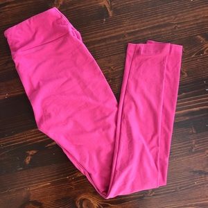 Lularoe Leggings Solid Pink